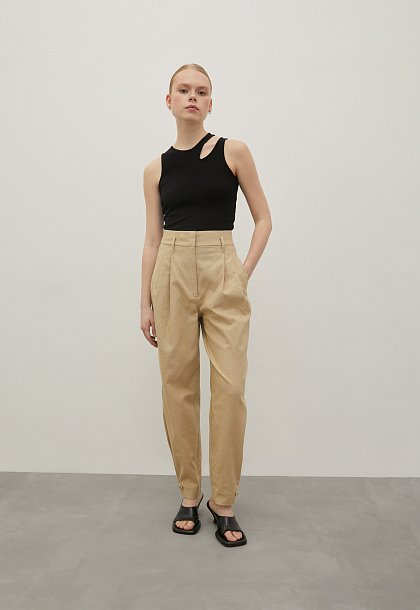 Льняные женские брюки - купить по лучшей цене в интернет-магазине FINN FLARE